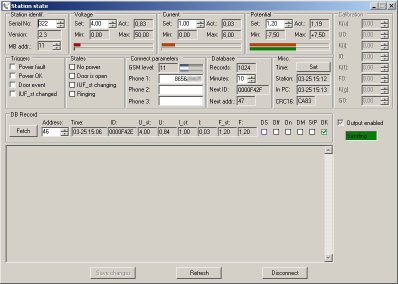 Software component for direct connection to the cathodic station controller